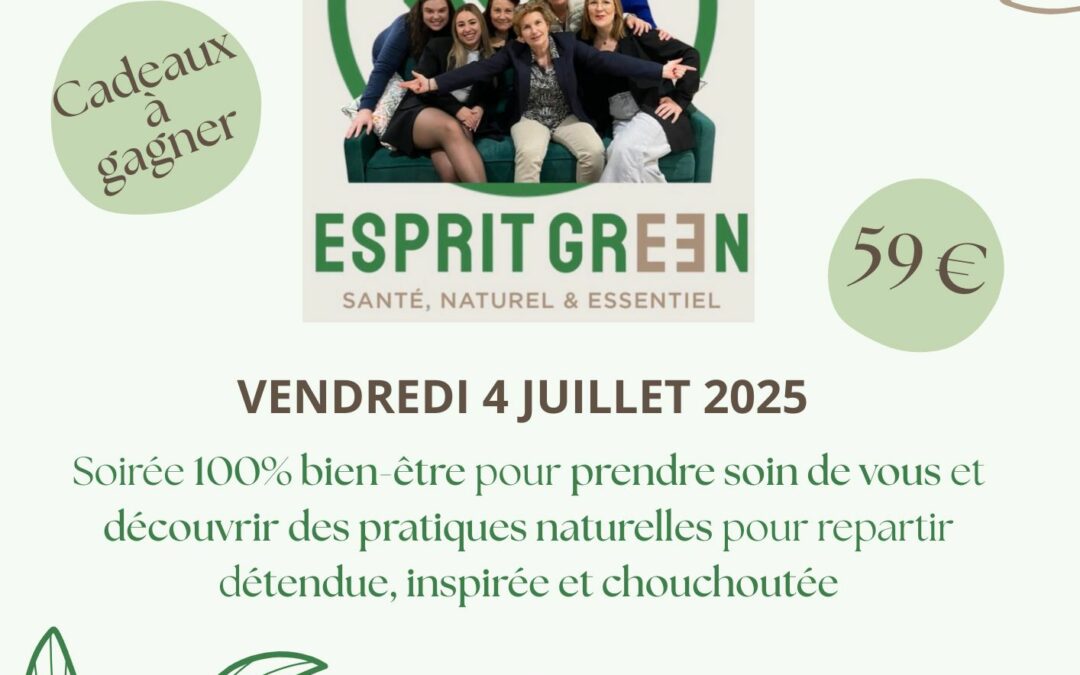 Soirée MISS GREEN le 4 juillet 2025 1 rue basse riviere à St Julien de concelles