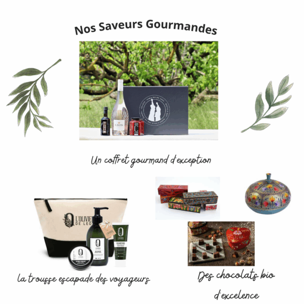 Coffret Saveurs Gourmandes ou Soins d'exception