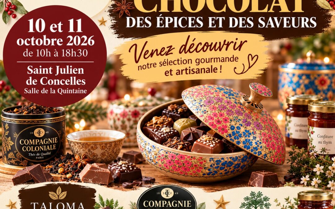 Salon du Chocolat et des Saveurs 10 & 11 octobre